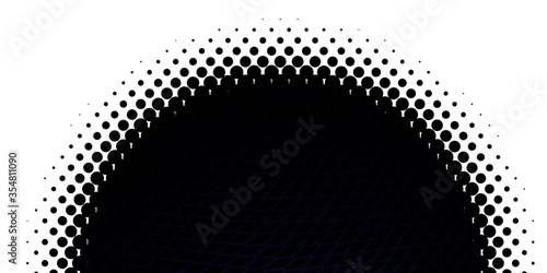 Light BLUE vector background with bubbles. Illustration with set of shining colorful abstract spheres. Design for your commercials.