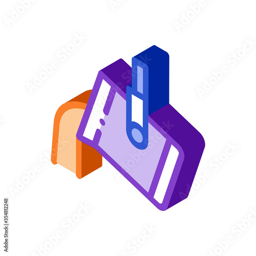 Metallurgical Icon Vector isometric sign. color isolated symbol illustration