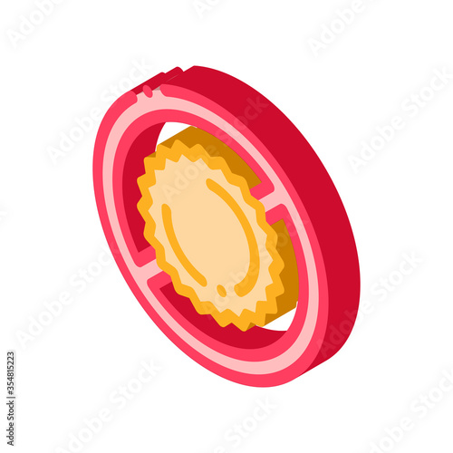 Sign Against Sun Icon Vector. sign Against Sun. Isolated Contour Symbol Illustration