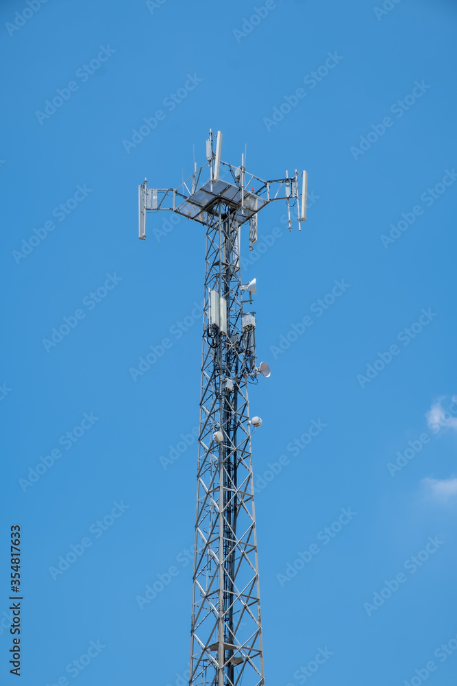 Cellular Base Station or Base Transceiver Station. Telecommunication ...