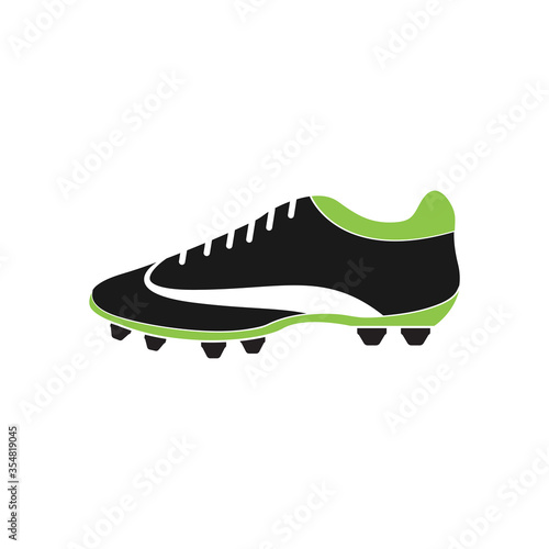 Football shoe graphic design template vector isolated