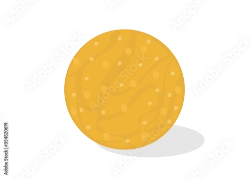 Besan Laddu Indian Sweets or Mithai Food Vector