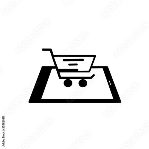Shopping online network icon vector illustration.