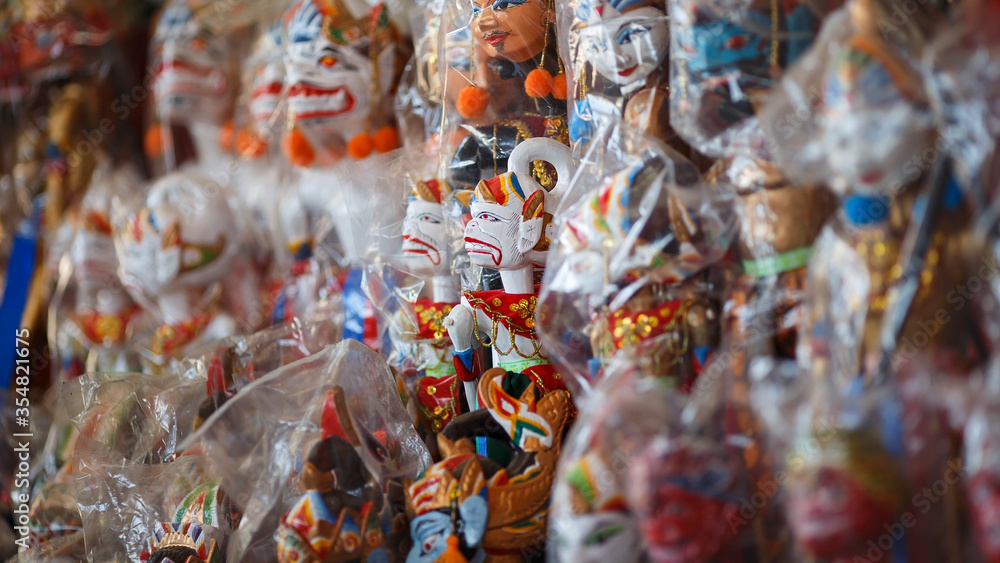 Fototapeta premium Character of Wayang Golek-Sundanese traditional puppet show.