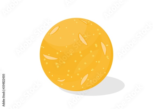 Besan Laddu Indian Sweets or Mithai Food Vector