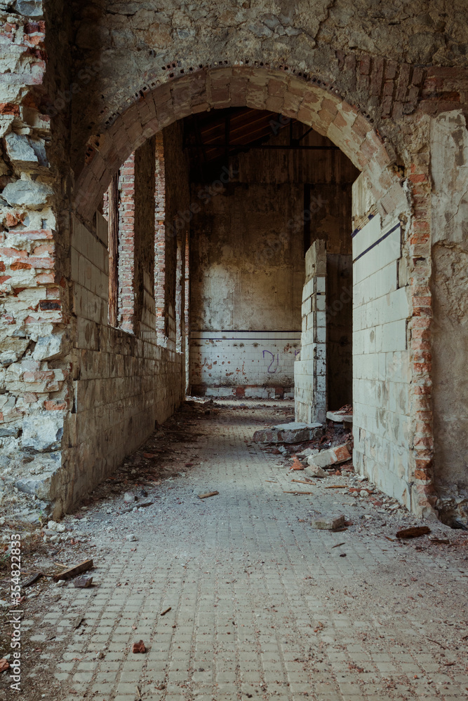 Ruinas mineras de Vegamediana, León.