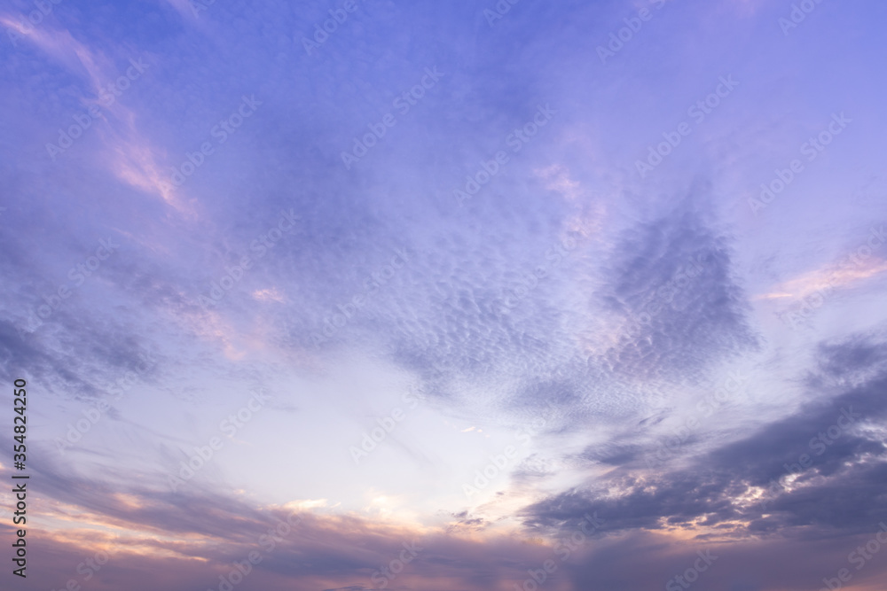 blue sky with cloud