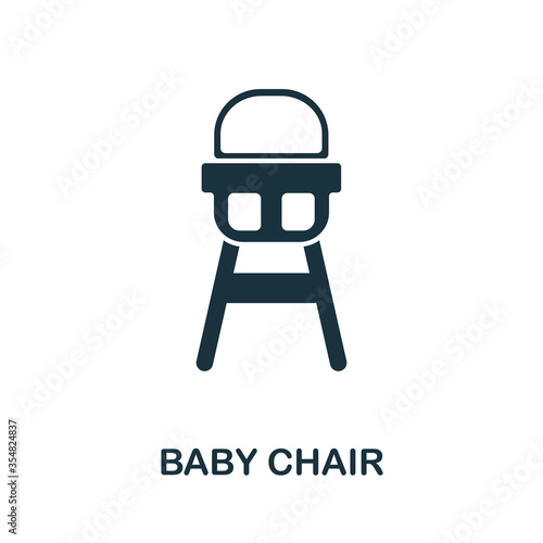 Baby Chair icon. Simple element from baby feeding collection. Creative Baby Chair icon for web design, templates, infographics and more