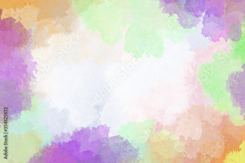 colorful blended watercolor abstract background textured for the web banners design © parth