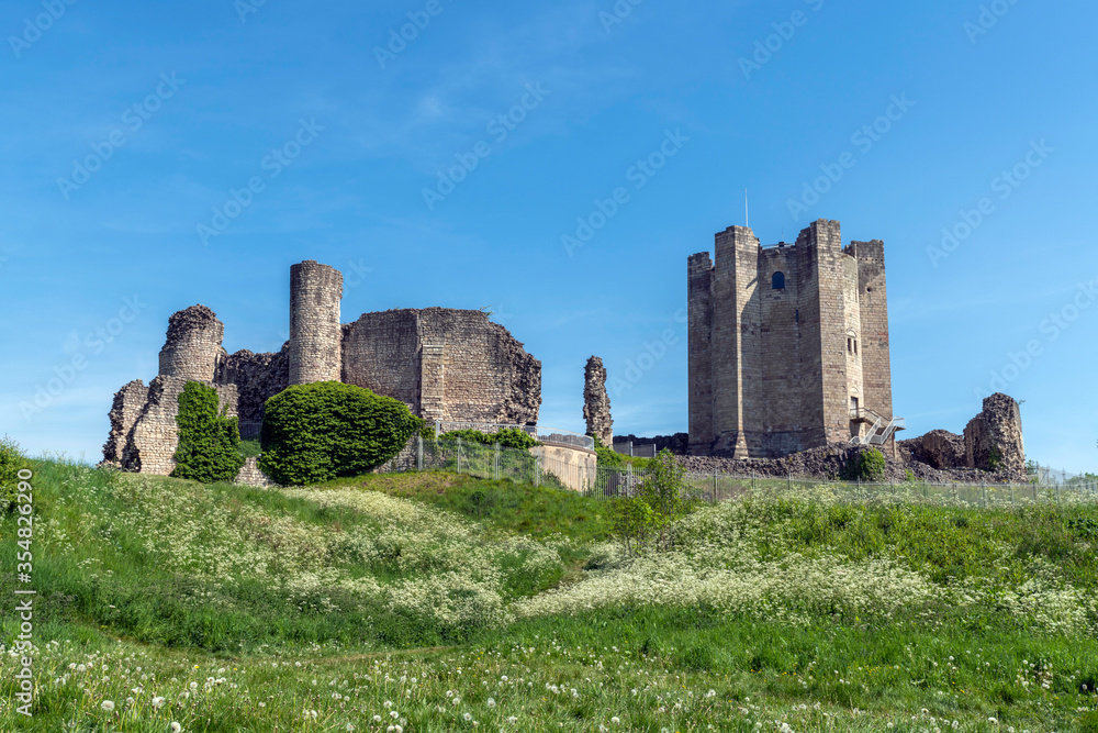 Conisbrough Castle near Doncaster in England