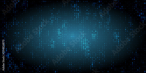 Abstract futuristic cyberspace  background.  Hacking programming data. Artificial Intelligence.  Machine learning.
