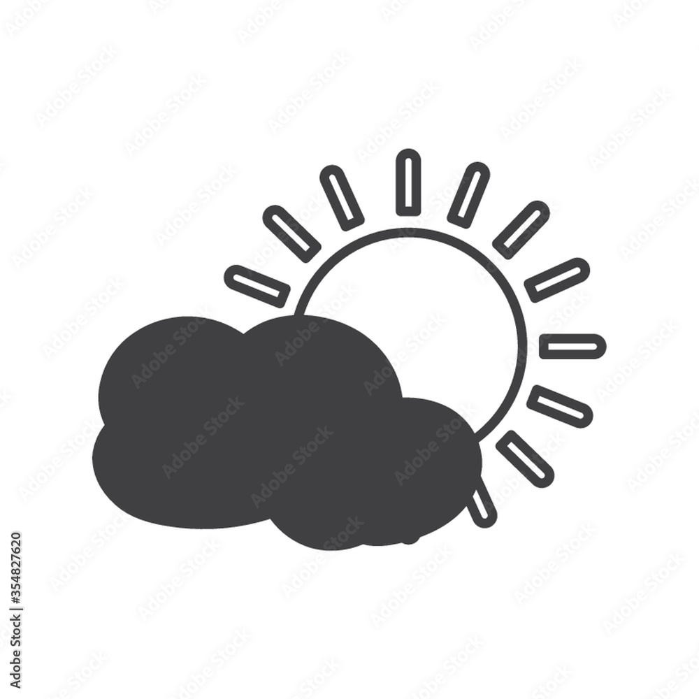 Sun and cloud Sun and cloud
