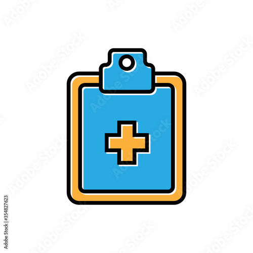 health note board filled outline icon vector design