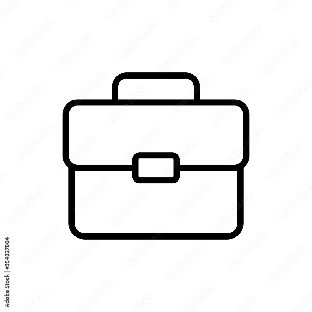 brief case - bag icon vector design template brief case - bag icon vector design template