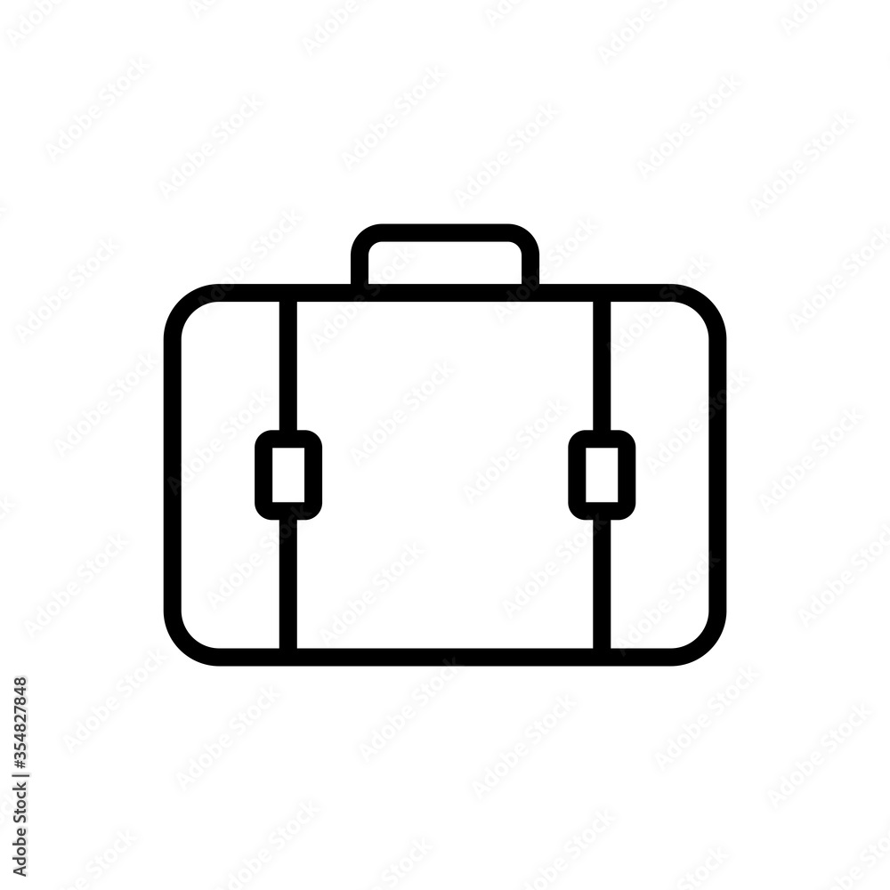 brief case - bag icon vector design template brief case - bag icon vector design template