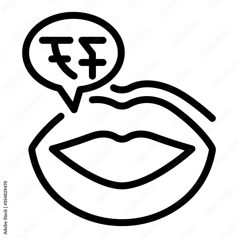 Speech translator icon. Outline speech translator vector icon for web design isolated on white background Speech translator icon. Outline speech translator vector icon for web design isolated on white background