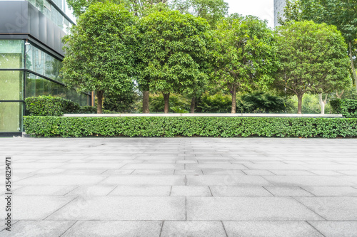 Photography view of central park from abstract building