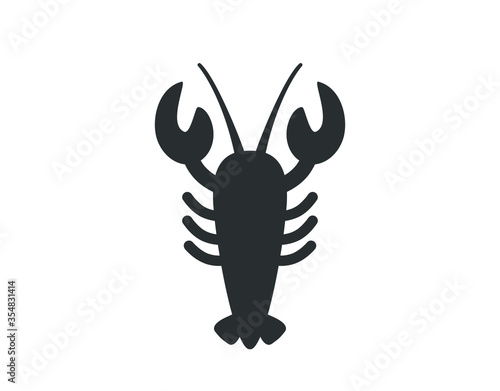 Lobster icon. Vector lobster isolated icon.  Seafood icon.  © Ayseliani