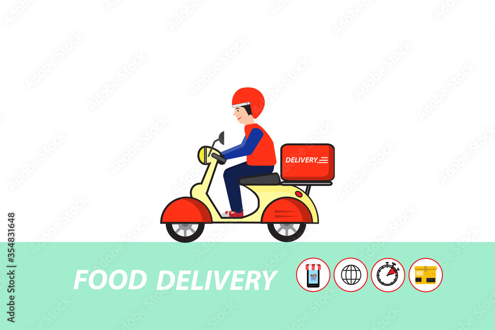 Delivery business concept Delivery business concept