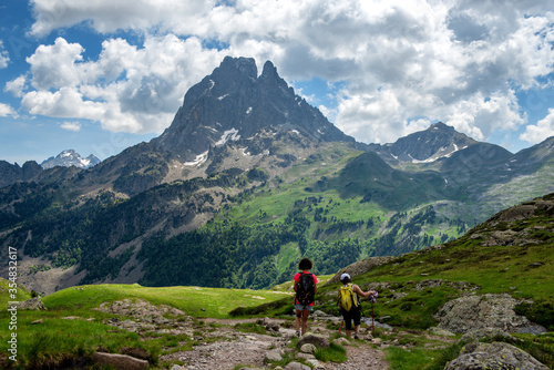 Pic du Midi Ossau in the french Pyrenees mountains