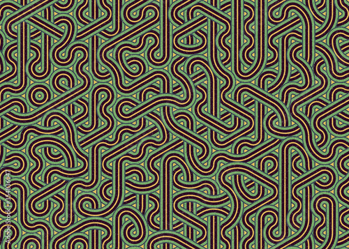 Wallpaper Mural Colour Hexagon Tile Connection art background design illustration Torontodigital.ca