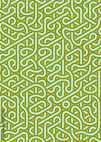 Wallpaper Mural Colour Hexagon Tile Connection art background design illustration Torontodigital.ca