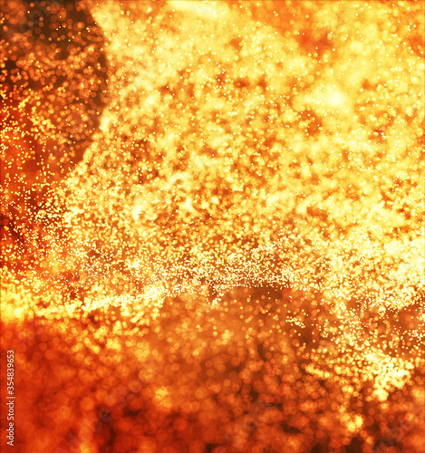 Hot Volcanic Magma, Lava Background
