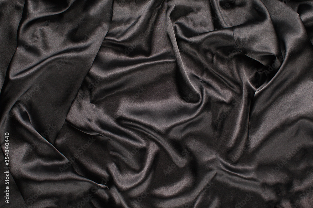 Fototapeta premium Silk fabric,view fro the top