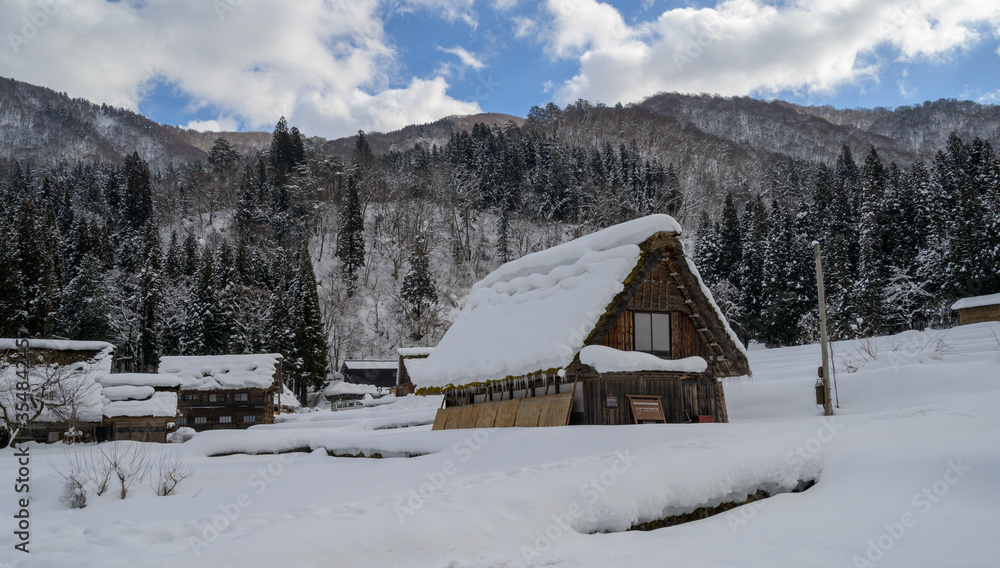 Shirakawa-go in Japan,This village is UNESCO World Heritage and is just one of the best place, Gifu, Japan