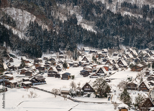 Shirakawa-go in Japan,This village is UNESCO World Heritage and is just one of the best place, Gifu, Japan