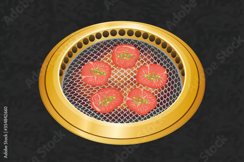 牛タンと無煙ロースター