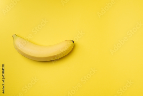close up of yellow banana