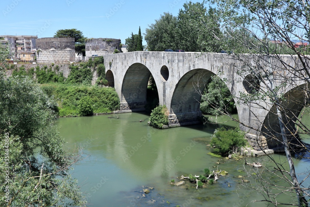 Capua - Ponte romano da Via Riviera Volturno