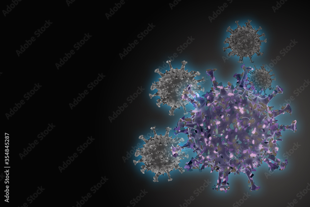 Strain of flu virus over chest x-ray image and bat as carriers of disease ,Concept for health or medical background ,lung disease,corona 2019 Strain of flu virus over chest x-ray image and bat as carriers of disease ,Concept for health or medical background ,lung disease,corona 2019