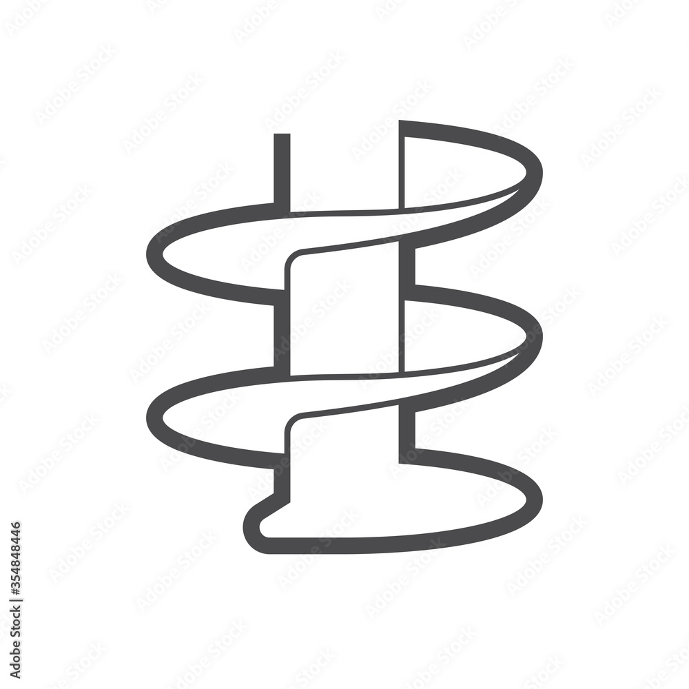 Photography Earth auger drill bit vector icon