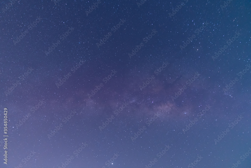 Fototapeta premium The Milky Way and the stars in the beautiful night sky