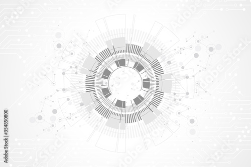 Big data visualization background. Graphic abstract background communication. Perspective backdrop. Analytical network visualization. Network and connection background. Vector illustration.