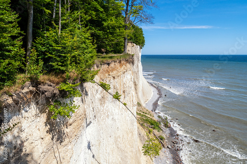 The chalk coast of Rügen on the Baltic Sea photo