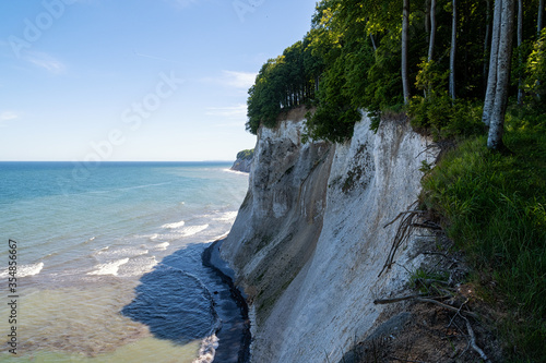 The chalk coast of Rügen on the Baltic Sea photo