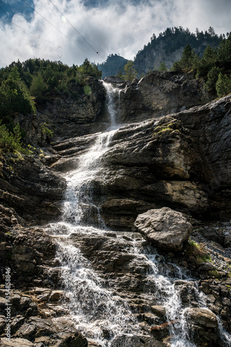 Wasserfall bei Biberg, Kandersteg