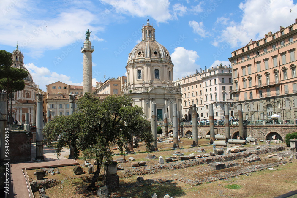 roman forums in rome city center roman forums are world wide famous tourist destination in italy