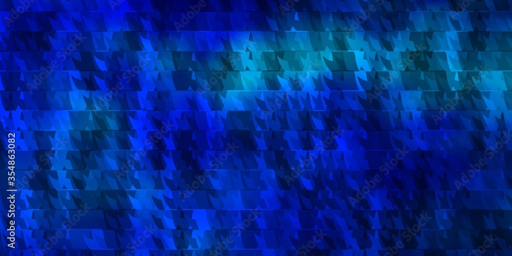 Dark BLUE vector template with lines, triangles. Dark BLUE vector template with lines, triangles.