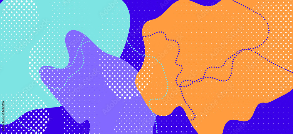 Purple Memphis Page. Hipster Geometric Purple Memphis Page. Hipster Geometric