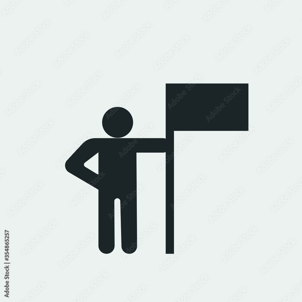 Protests campaign vector icon illustration sign Protests campaign vector icon illustration sign