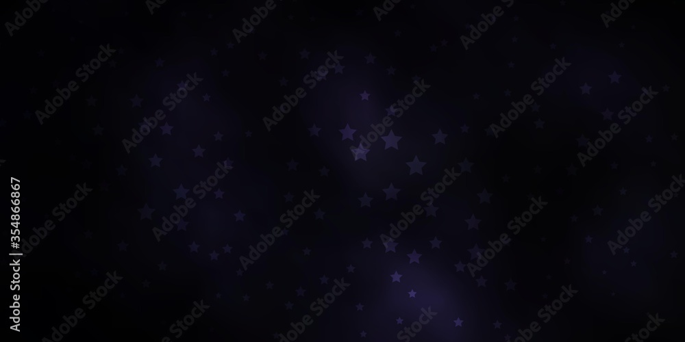 Dark Gray vector pattern with abstract stars. Blur decorative design in simple style with stars. Design for your business promotion.
