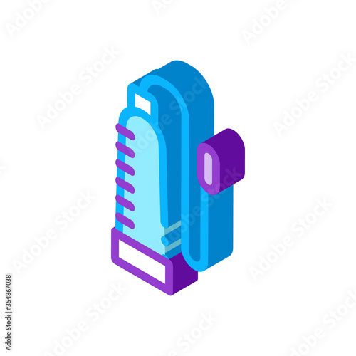 Penis Pump Icon Vector. Isometric Penis Pump sign. color isolated symbol illustration