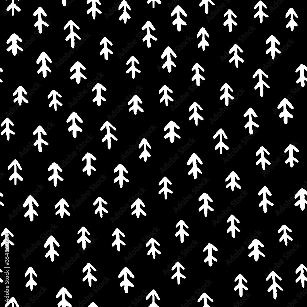Fototapeta premium Hand drawn seamless pattern.