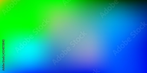 Light Blue, Green vector blurred background.