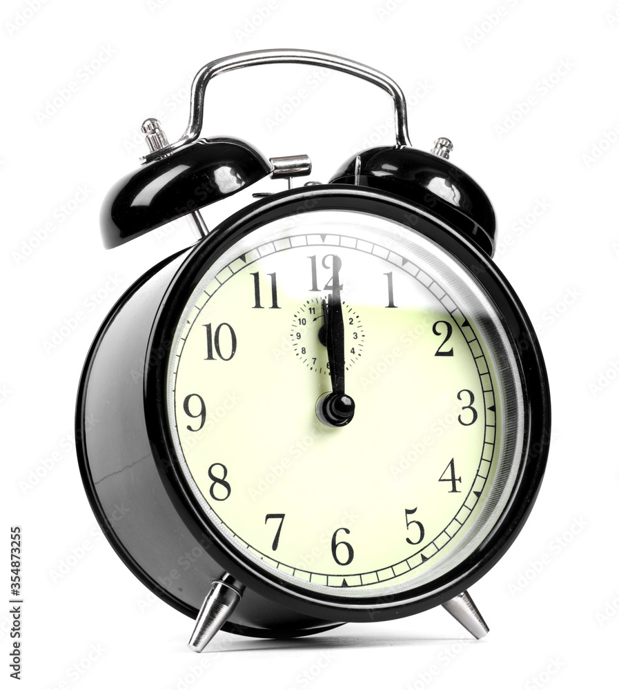 alarm clock isolated on white alarm clock isolated on white