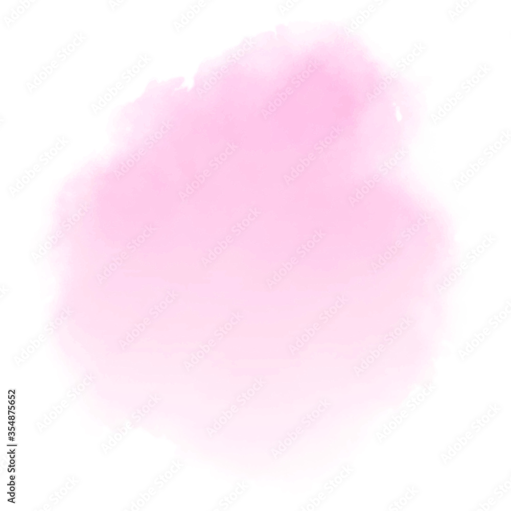 light pink watercolour
